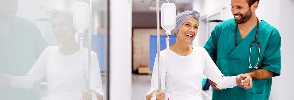 Woman receives chemotherapy support at Baptist’s cancer treatment center in Union County