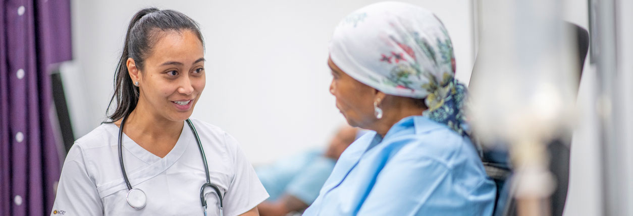 A patient receives adrenal cancer treatment at Baptist Cancer Center